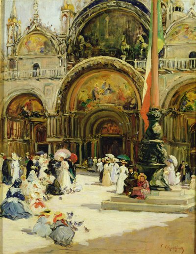 La Basilica di San Marco, Venezia da Fernand Legout Gerard